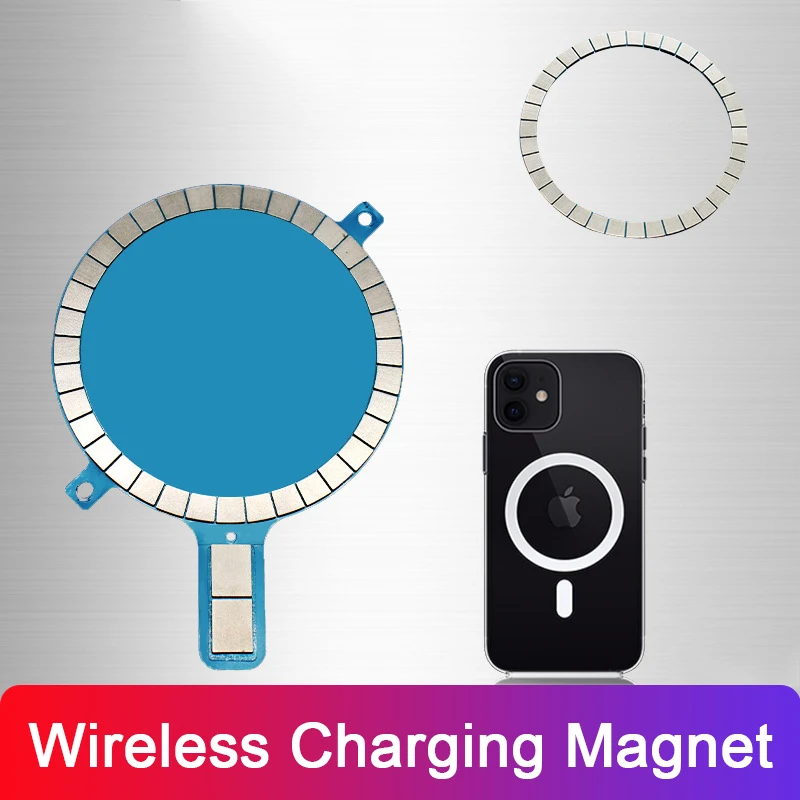 Încărcare fără fir Magnet pentru iPhone 12 Pro Max 12 Mini 11 Xs Xr 8 SE Telefon Mobil Caz Magnetic Puternic Acoperire din Piele pentru Xiaomi