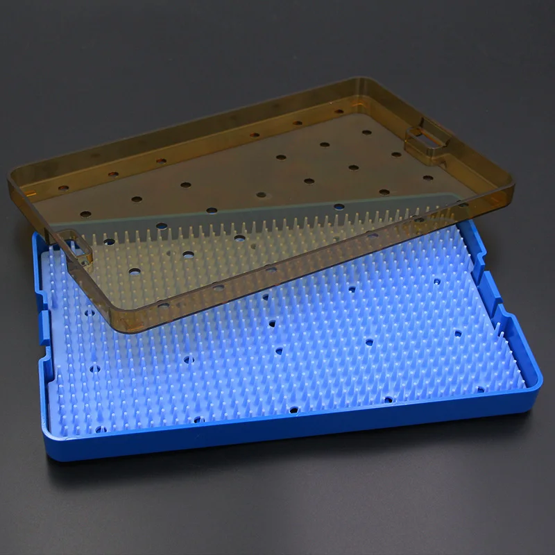 Chirurgical Autoclavabile cutie de Chirurgie instrument Autoclavă oftalmic micro plastic HTHP pad Silicon cutie de Dezinfectare de instrumente
