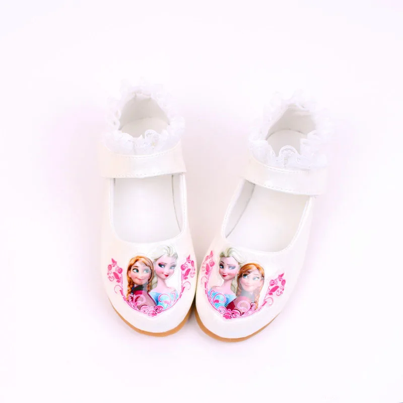 Frozen 3D elsa și anna Pantofi Casual fete Printesa Zăpadă nou stil printesa moale desene animate pantofi Europa dimensiunea 26-30