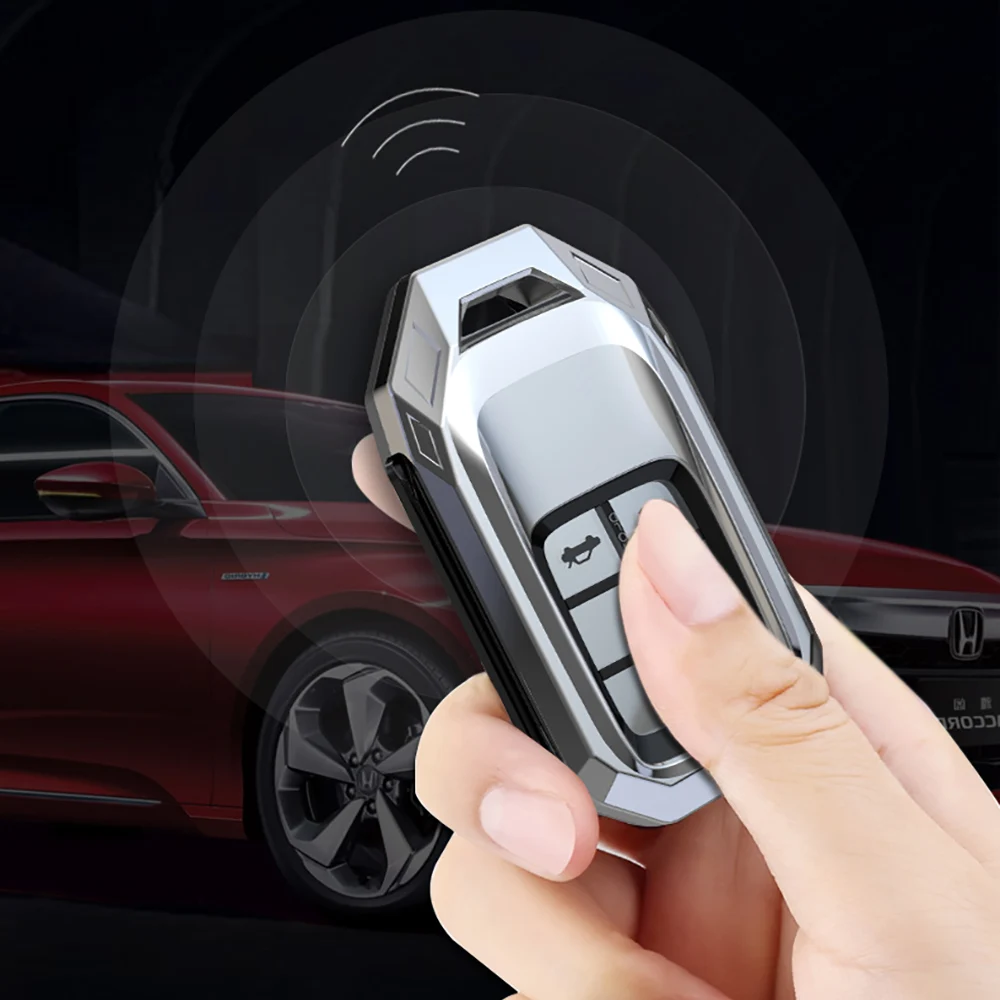 Auto Smart Cheie de Protecție Acoperă Accesorii Auto Styling Caz Pentru Honda Civic Accord EX EXL Crv Crz Hrv Aliaj de Zinc Cheie Shell