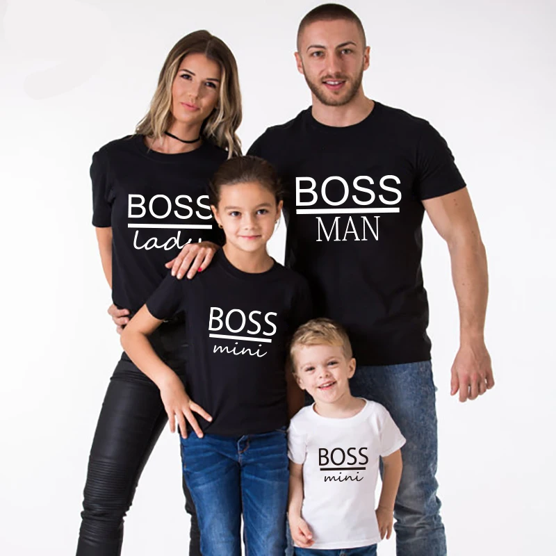 Familia Haine Asortate Mama Tata Copil Fiul Copii T-Shirt, Tricouri Familie Haine Copil T-Shirt Familia Scrisoare De Imprimare Topuri