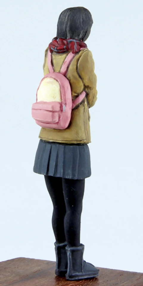 Nevopsită Kit 1/35 fata de liceu de vară includ 2 figura Istorică Rășină Figura miniatură garaj kit