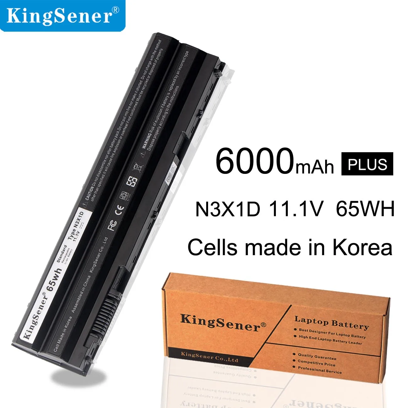 KingSener Coreea de Celule N3X1D Bateriei Pentru Dell Latitude E5420 E5430 E5520 E5530 E6420 E6520 E6430 E6440 E6530 M5Y0X HXVW T54FJ