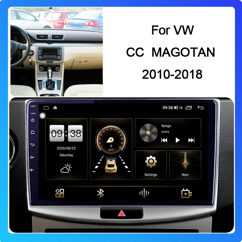 COHO Pentru VW CC MAGOTAN 2010-2018 Android 10.0 Octa Core 6+128G Auto Multimedia Player Stereo Receptor Radio Ventilatorului de Răcire