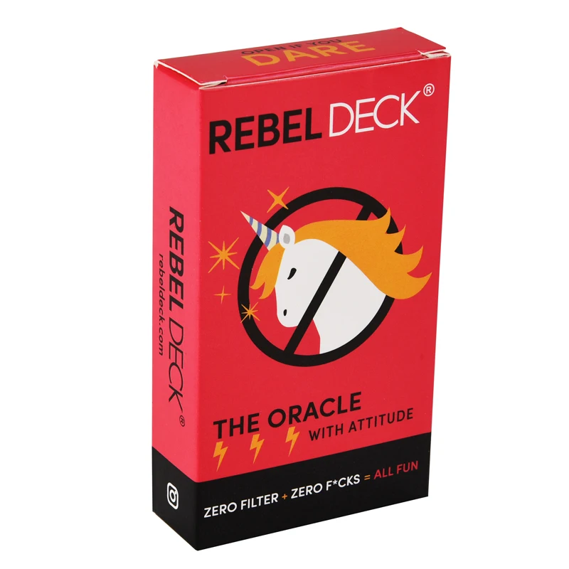 Rebel Punte Oracolul cu Atitudine Oracle Pachet de Cărți de Tarot Tarot Divin
