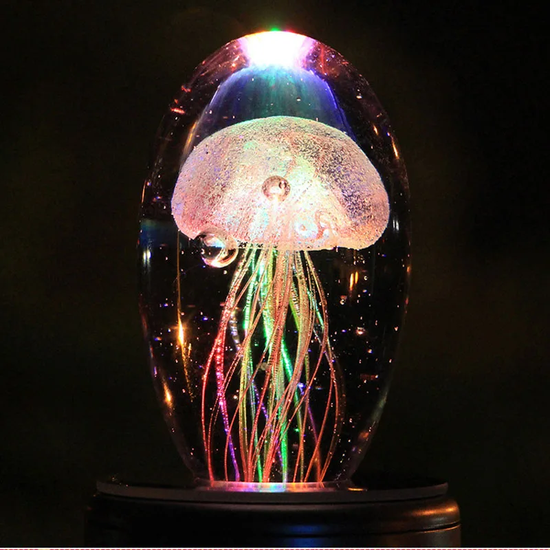 Meduze lampa de meduză de lumină de Crăciun 3D lumina de noapte pentru copii baby lampara LED Multicolor de Iluminat Pentru copii Cadouri Decor