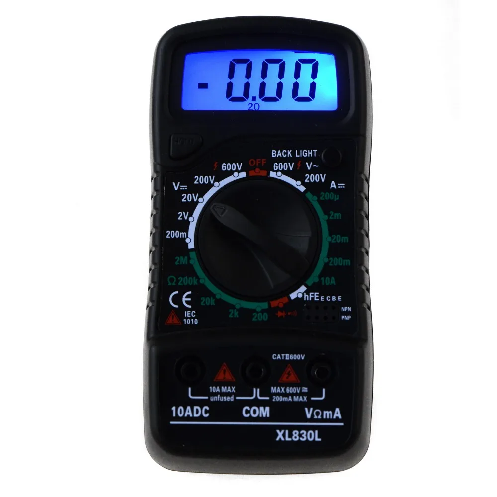 LCD Digital Multimetru Voltmetru Ampermetru AC/DC/Volt OHM Tester Curent de Testare P00