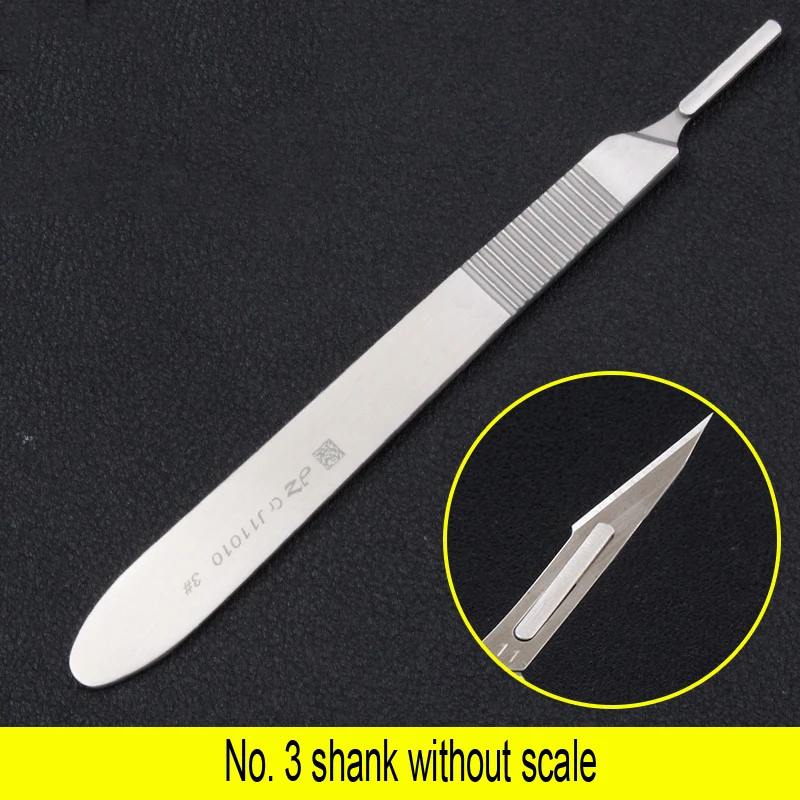 Din oțel inoxidabil medical bisturiu 3 Nr. 4 mâner 11 # 23 lamă de cuțit de utilitate cuțit telefon mobil film reparator