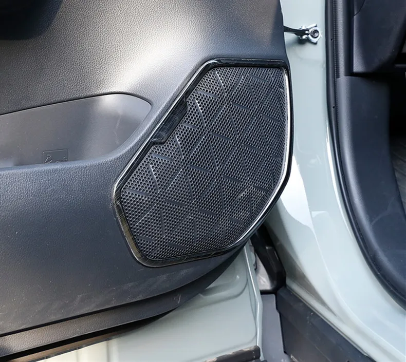 Interior din Oțel inoxidabil Usa Difuzor Sunet mai Tare Acoperi Accesoriile se Potrivesc Pentru Toyota RAV4 2019 2020 AX50