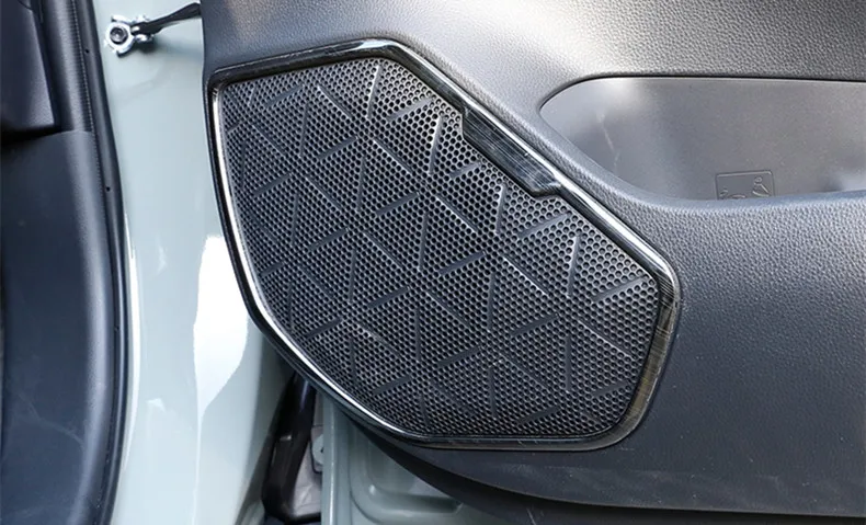 Interior din Oțel inoxidabil Usa Difuzor Sunet mai Tare Acoperi Accesoriile se Potrivesc Pentru Toyota RAV4 2019 2020 AX50