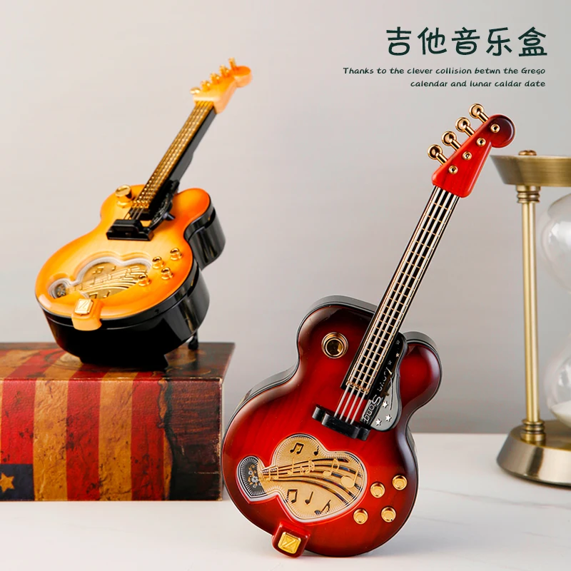 Cadou de crăciun de chitara Dans Balerina cutie de Muzică de rotație muzica masina cutie cadou