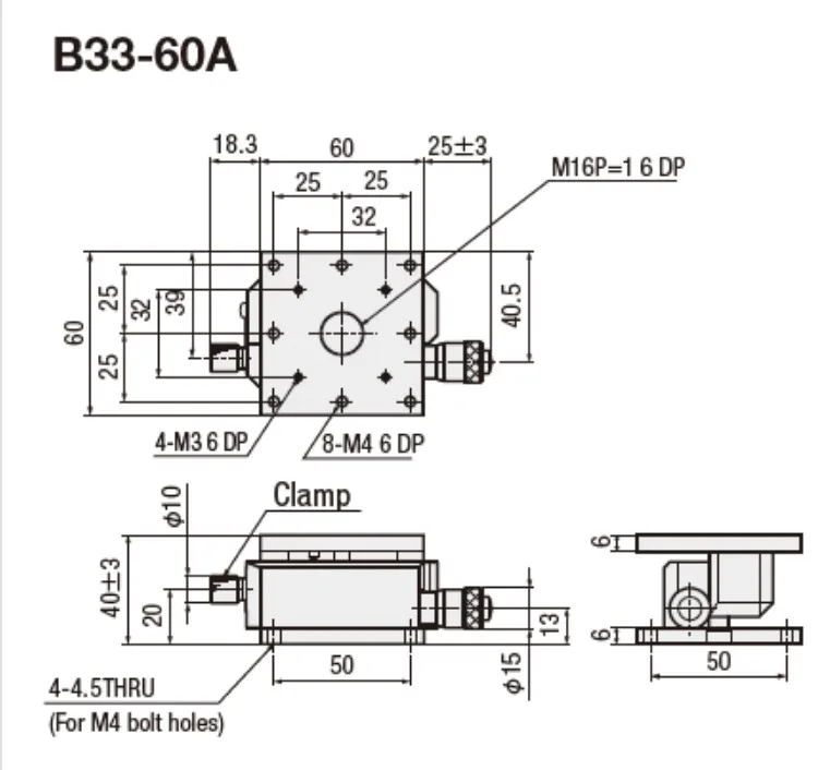 Surugaseiki axa Z B33-60A ridicare feroviar de mare precizie micrometru manual, suport reglabil alunecare de masă precizie platforma