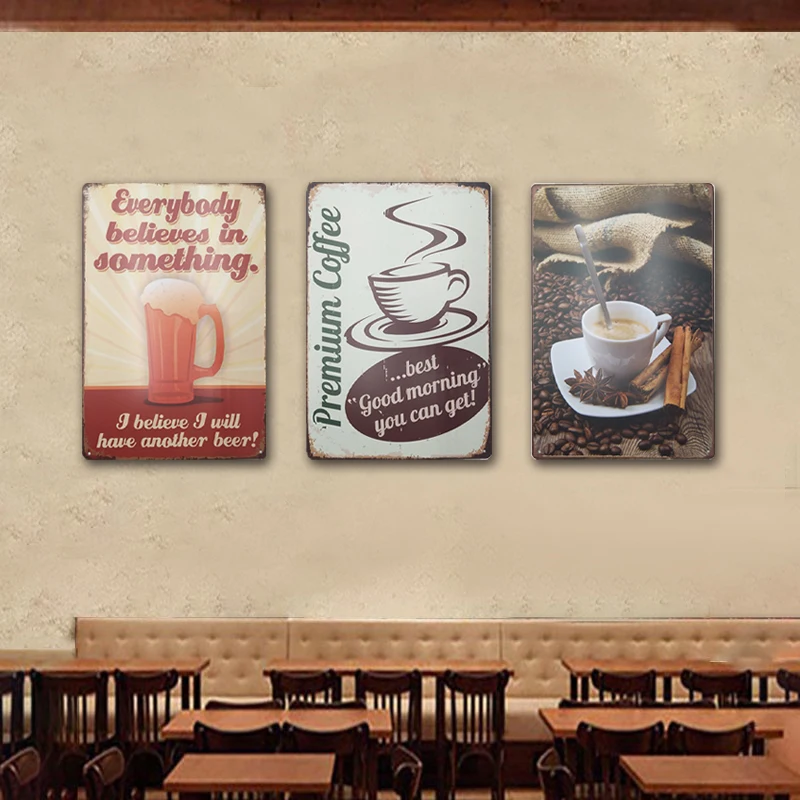 Berea Guinness Tin Semn De Epocă Filtru De Cafea Placa De Metal Semn Retro Cafe-Bar De Perete De Arta Pictura Personalizate Bucătărie Cameră Decor