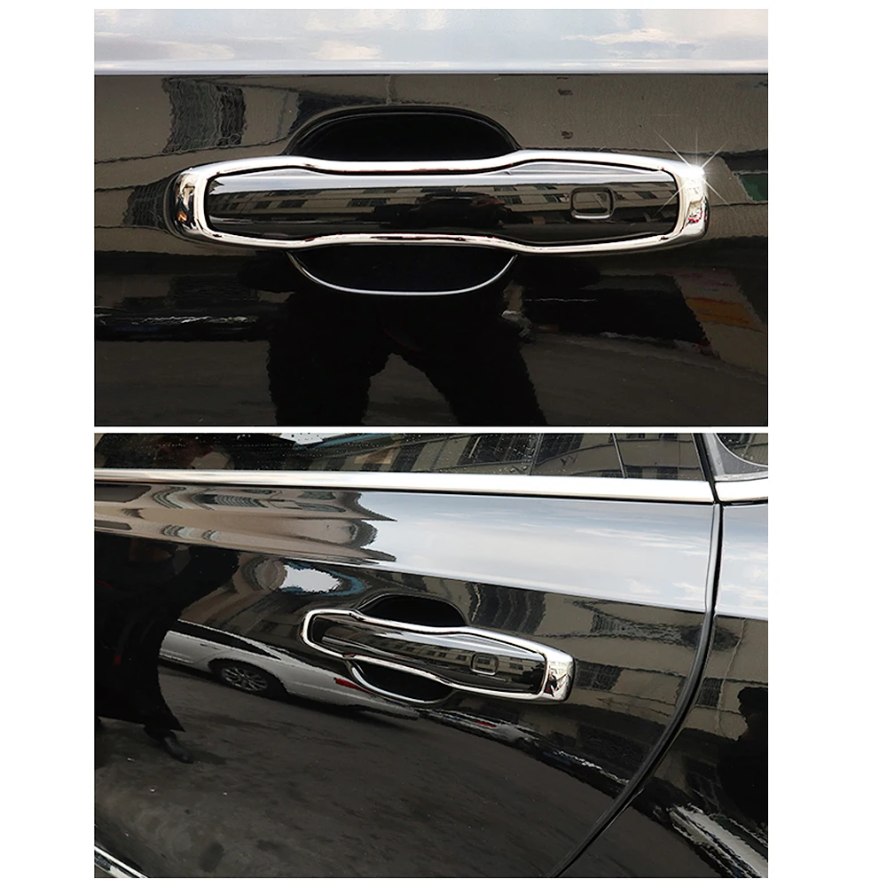Crom Styling Pentru Volvo XC60 XC90 S90 V90 2018 2019 2020 Chrome Mânerului Exterior al Portierei Capac Turnare Tapiterie