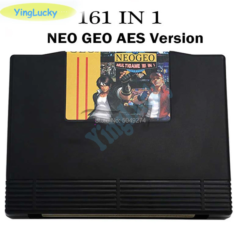 New Sosire Arcade Casetă 161 in 1 NEO GEO AES mai multe jocuri Cartuș NeoGeo 161 în 1 AES versiune pentru Familie AES Joc Consola