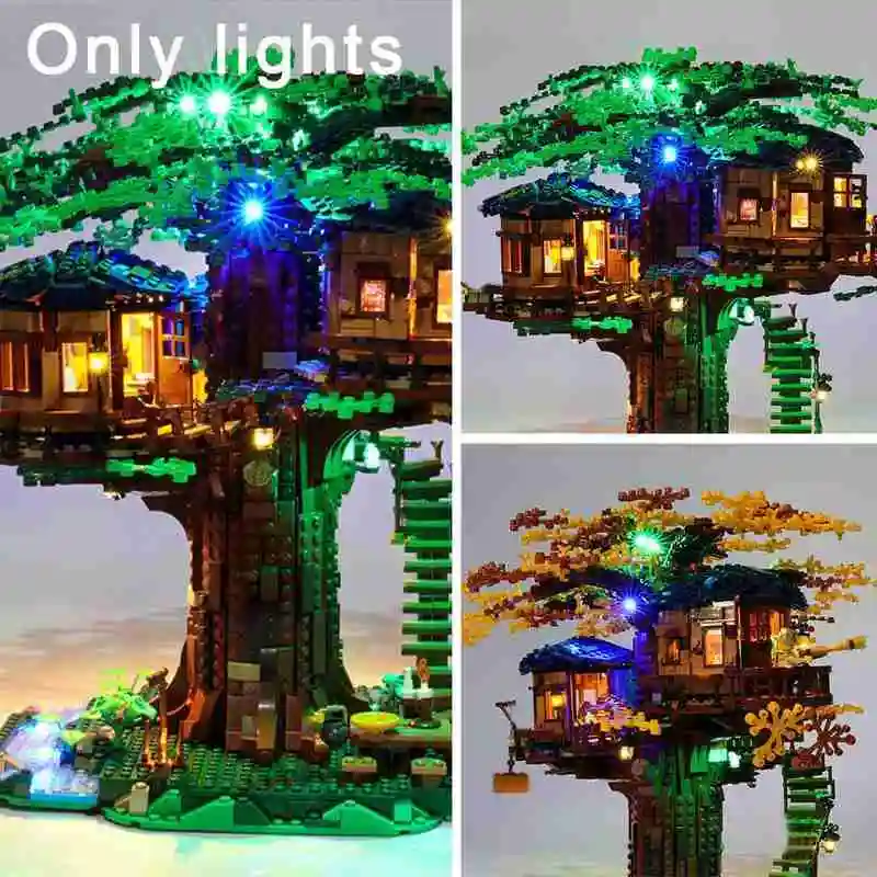 1 Set Asamblat Blocuri de Lumină LED Kit Pentru LEGO 21318 Serie de Creație Casă în Copac de Iluminat cu Led Accesorii Decor
