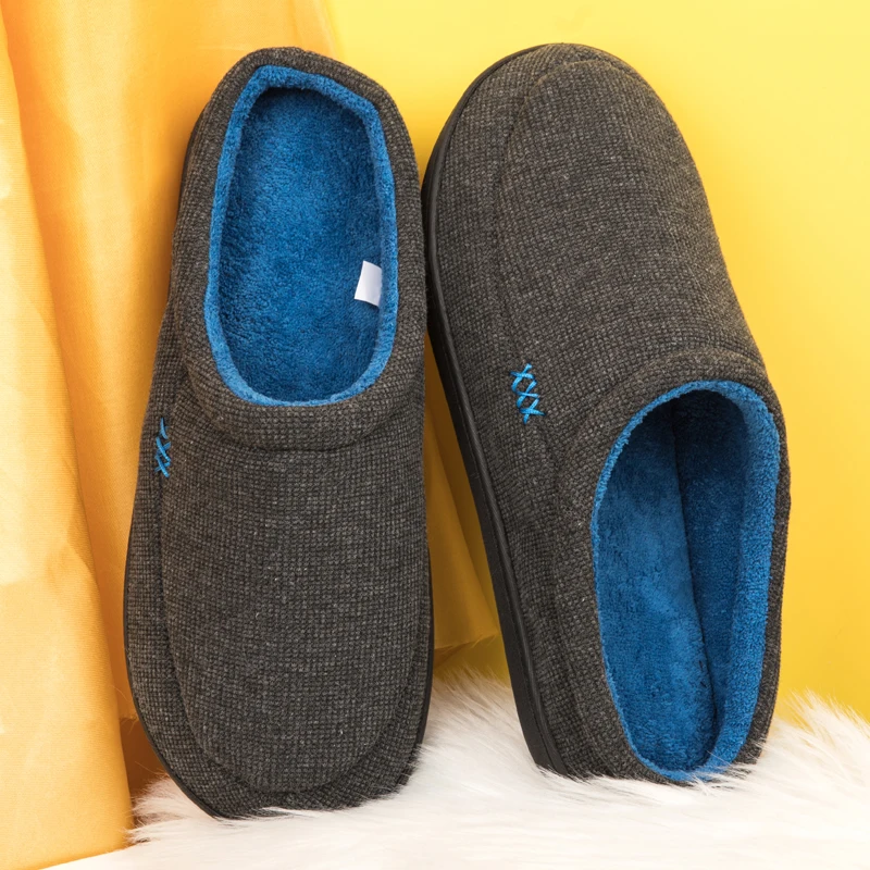 2021 Iarna Bumbac Papuci Barbati piele de Căprioară Scurt de Pluș Interioară Pantofi Pentru bărbați Slip-on Confortabil Catifea Caldă Pantofi Blană Papuci de Casă Iubitor