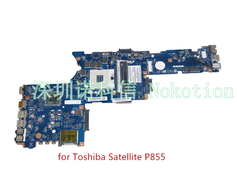 NOKOTION K000135160 Pentru Toshiba Satellite P850 P855 Laptop Placa de baza QFKAA LA-8392P DDR3 HD4000 suport I7 CPU placa de baza