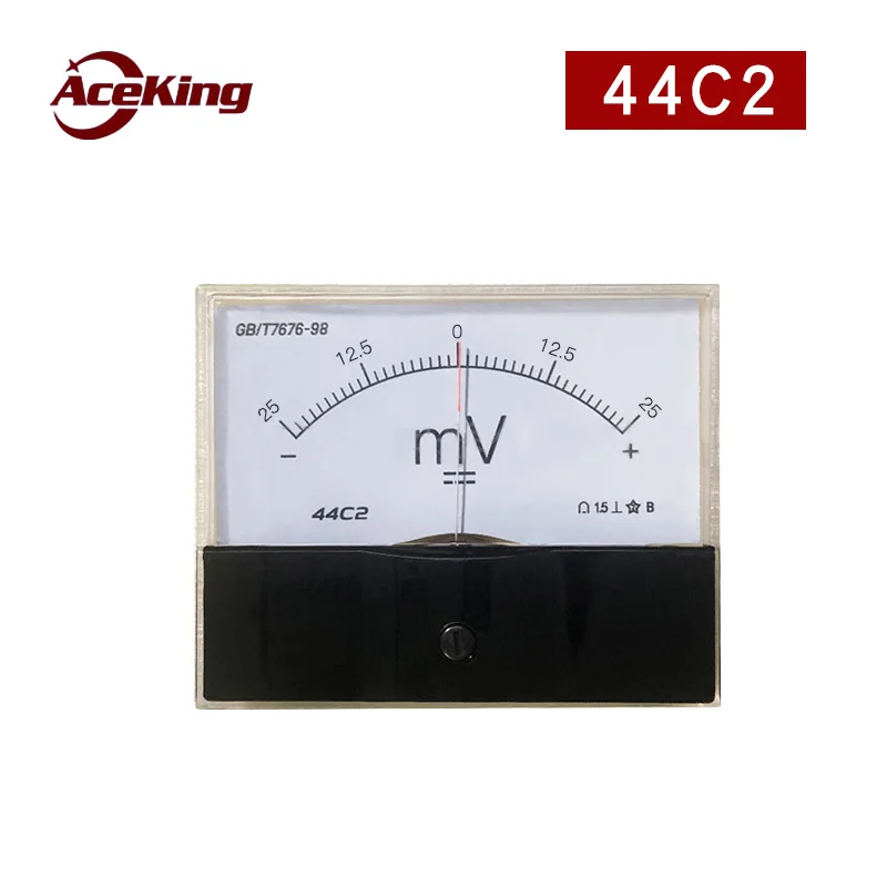 44c2 DC plus și minus 20mV ± 25mV 50 mv 100mV 200mV 500mv voltmetru MV 44c1