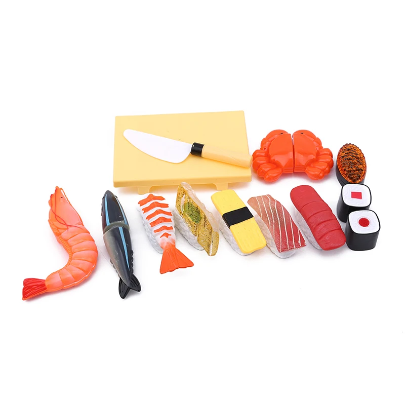 2020 Pretinde Juca Alimentare Din Plastic De Jucărie De Tăiere În Miniatură Alimente Sushi Pretinde Joc De Copii Pentru Copii