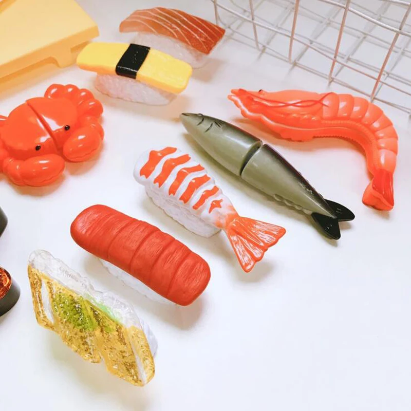 2020 Pretinde Juca Alimentare Din Plastic De Jucărie De Tăiere În Miniatură Alimente Sushi Pretinde Joc De Copii Pentru Copii