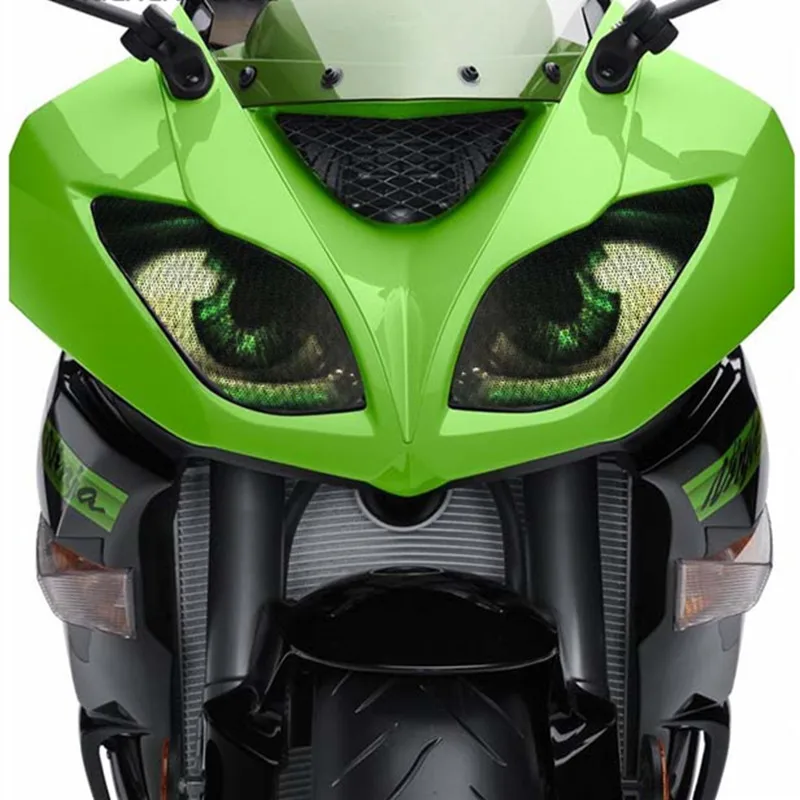 Accesorii motociclete faruri de protecție autocolant Carenaj Fata Faruri Autocolant Garda Autocolant pentru KAWASAKI ZX-6R din 2009 până în 2018