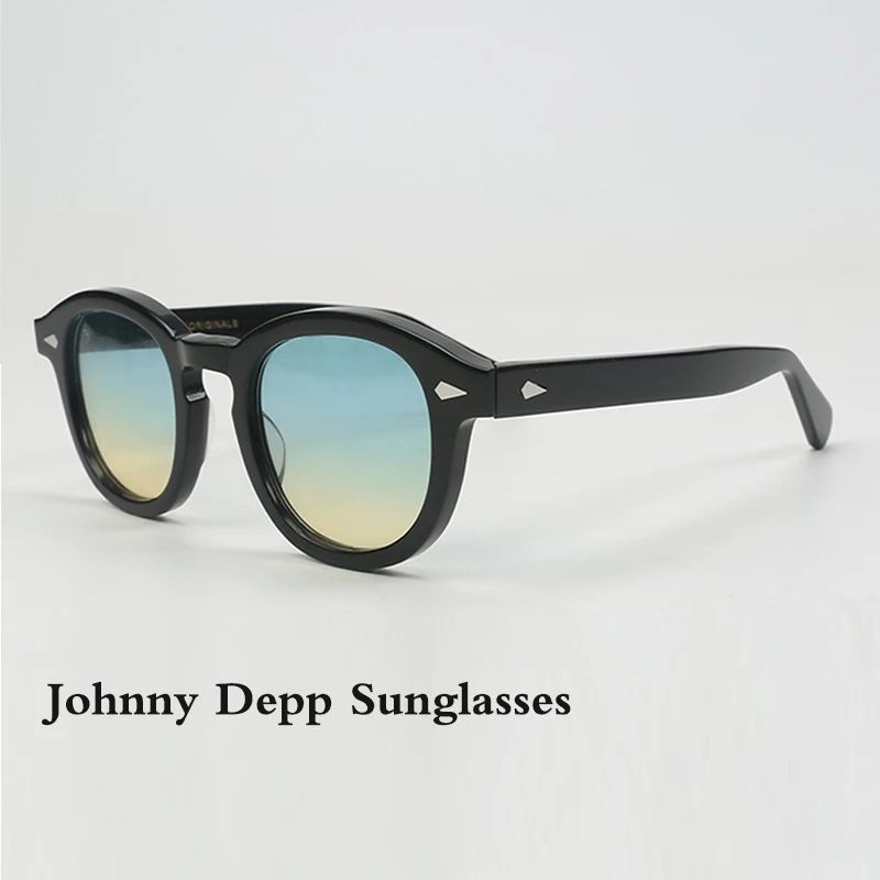 Johnny Depp ochelari de Soare Barbati Femei Cu Cazul&Cutie de Lux de Brand Designer de Lemtosh Stil de Ochelari de Soare Pentru barbati Femei Oculos de