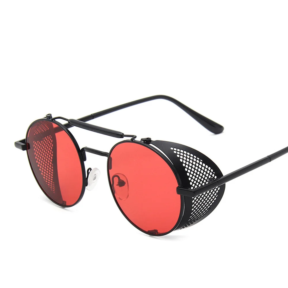 2020 Nou Retro Steampunk ochelari de Soare Barbati Rotund Design de Lux Ochelari de Soare Metal Punk Abur Ochelari de vedere Pentru Femei UV400 Gafas de Sol