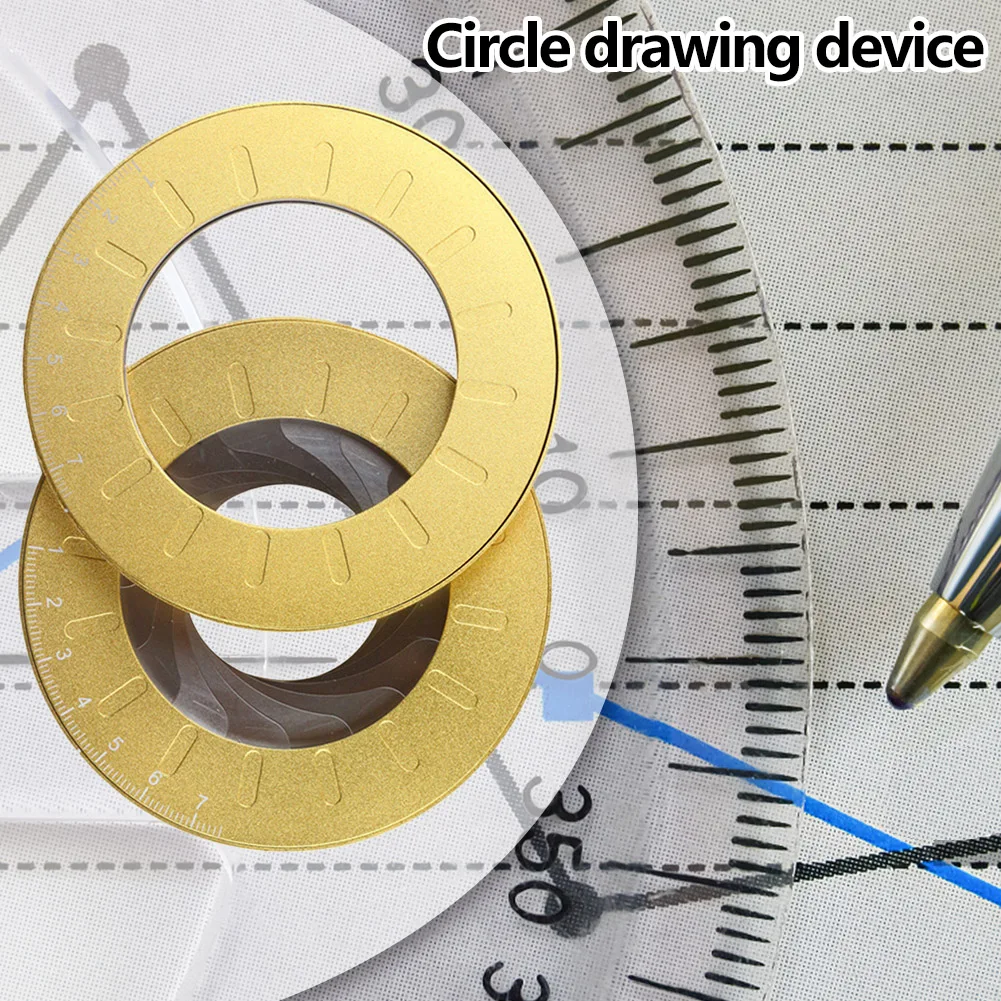 Reglabil Cerc Instrument De Desen 304 Din Oțel Inoxidabil Măsurare Rezistență Puternică Din Lemn Portabil Desen Circular