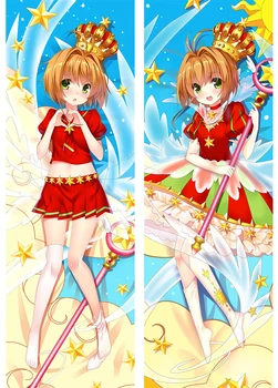 Aprilie actualizare Anime Card captor Sakura personajele SAKURA KINOMOTO fata sexy otaku Dakimakura pernă acoperă Îmbrățișându Corp față de Pernă