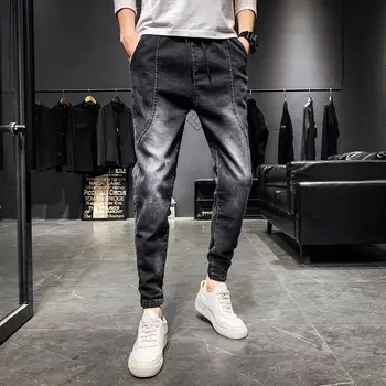 Blugi barbati 2020 primavara-vara Moda Casual Hip hop streetwear nou coreean tendință picioarele slim pantaloni casual sălbatice tineri pantaloni