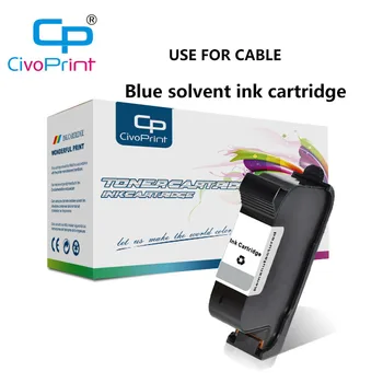 Civoprint alb-Albastru cartuș de cerneală solvent utilizat pentru cablu