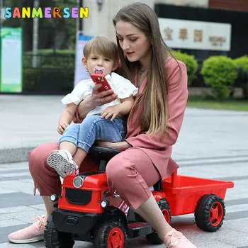 Copiii Electric Off-road Masina de Automobile de Încărcare 4 Roți Mașină Plimbare Pe Masini Pentru Copii Electric Tractor Baiat Cadou de Ziua