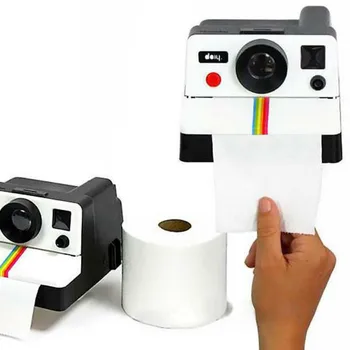 Creative Țesutului Caseta Retro Camera Polaroid Forma Inspirat, Cutii de Țesut de Toaletă Suportul pentru Rola de Hârtie Caseta de Baie Retro Decor WJ901