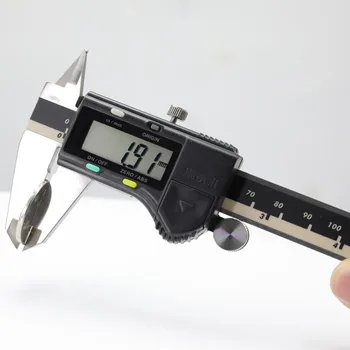 De înaltă calitate 150mm 200mm 300mm ABS origine digital șubler cu vernier electronice Messschieber micrometru Digital de măsurare a grosimii