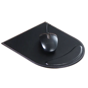 DZLST Mouse Pad de Înaltă Calitate din Piele de Lux, rezistent la apa, Non-Alunecare Pentru Biroul Afaceri Cu Încheietura Restul Construit Din Silicon Pad Mouse-ul
