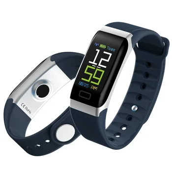 Ecran color de fitness tracker ip68 monitor de ritm cardiac inteligent ceas de trupa tensiunii arteriale pentru barbati femei inteligente sport încheietura ceas
