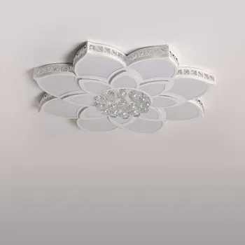 K9 Cristal Moderne LED Lumini Plafon Fixare Pentru Living Sala de Mese Acasă de Iluminat Dormitor Lampa Plafon Lustre Cu Telecomanda