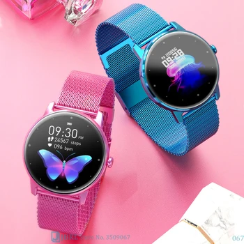 Lux Ceas Inteligent Femei Smartwatch Electronice Inteligente Ceas Pentru Android IOS Tracker de Fitness Complet Tactil Bluetooth Smart-ceas