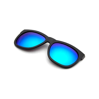 Magnet Clip pe ochelari de Soare clip-on ochelari pătrați Obiectiv Bărbați Femei oglindă clip Ochelari de Soare Viziune de Noapte de Conducere de sol