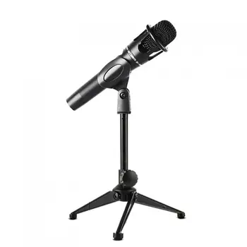 Portabil Din Material Plastic Microfon Cu Trei Picioare De Ridicare Sta 180 De Grade Unghiul De Rotație