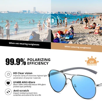 Pro Acme Pilot Bărbați ochelari de Soare Polarizat Retro ochelari de Soare Barbati de Brand Designer de Ochelari de Soare pentru Barbati lentes de sol hombre PA1177