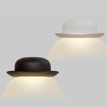 Pălărie de Top de perete LED lumina minimalist modern, rezistent la apa tranșee de perete hotel coridor de fundal de perete dormitor aluminiu lampă de perete