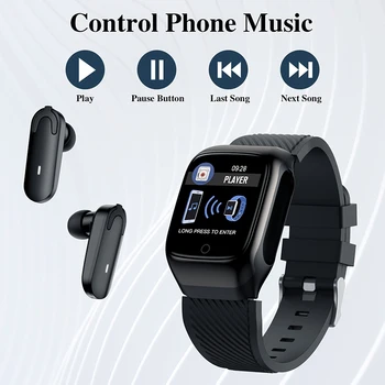 S300 Ceas Inteligent Monitor de Ritm Cardiac Bluetooth Cască de Fitness Tracker Tensiunii Arteriale Smartwatch pentru IOS, Android Telefon