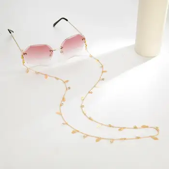 Teamer 2020 Noua Moda Ochelari Lanțuri Frunze de Farmec ochelari de Soare Lanț pentru Femei Cristal Margele Lanyard Gât Titularul Curele