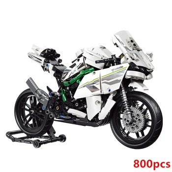 Technic Motocicleta Panigale V4 R Buggy Motocicleta Supercar De Curse De Viteză Masina De Curse Sport Blocuri Moc Cărămizi Seturi De Kituri Model