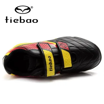 TIEBAO Profesionist de Fotbal pentru Copii Pantofi de Copil TF Gazon de Fotbal, Pantofi de Brand Steag Național de Fotbal de Interior Adidasi 28-38