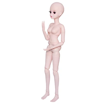 UCanaan 1/3 60cm Feminin BJD Păpuși Corpului Nud, 19 Mingea Papusa Cap DIY SD Păpuși Cu Machiaj Beauty lucrate Manual, Jucării pentru Fete Cadou