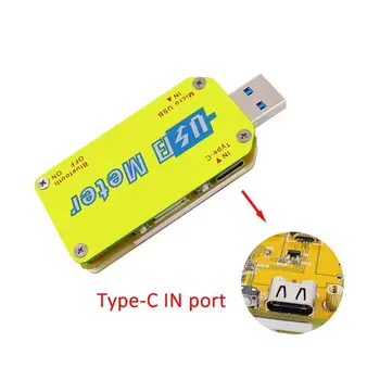 UM34 UM34C pentru APP USB 3.0 Type-C DC Voltmetru ampermetru de curent metru