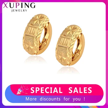 Xuping Moda Romantic, Rafinat Stil Formă Pură de Culoare de Aur Placat cu Elegant Eardrops pentru Femei Bijuterii Cadou 80314
